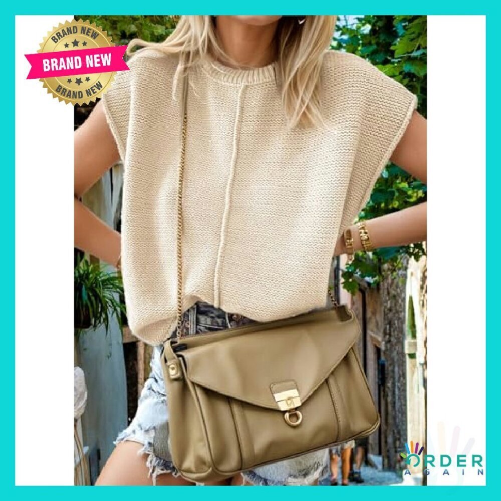 Crochet Cap Sleeve Vest Boho Western Flowy Top Spring Summer Casual - Picture 3 of 8